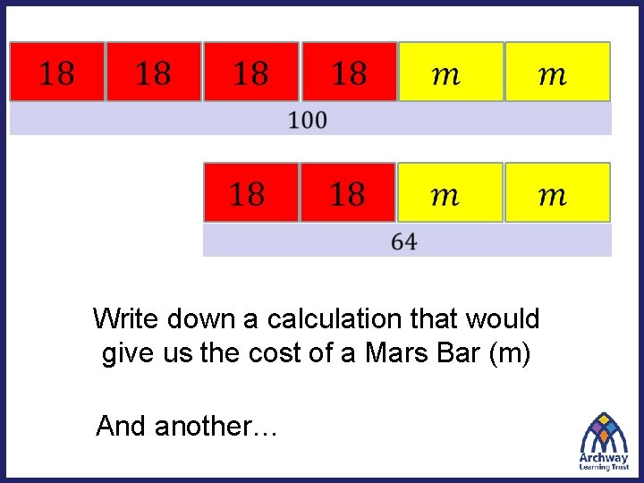  Write down a calculation that would give us the cost of a Mars