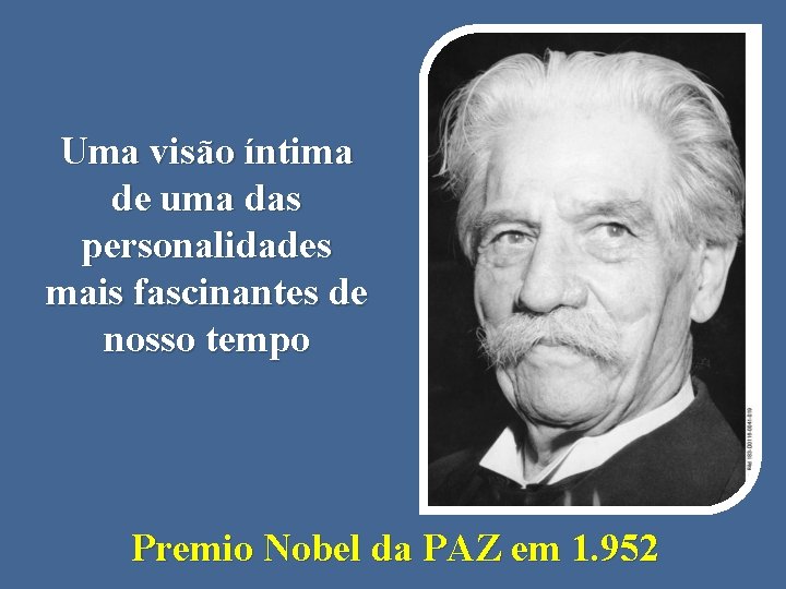 Uma visão íntima de uma das personalidades mais fascinantes de nosso tempo Premio Nobel