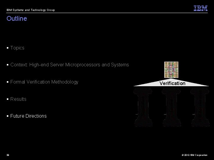 IBM Systems and Technology Group Outline § Topics § Context: High-end Server Microprocessors and