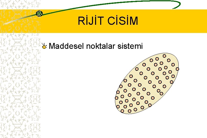 RİJİT CİSİM Maddesel noktalar sistemi 