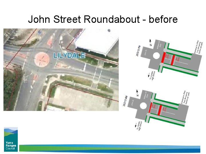 John Street Roundabout - before 