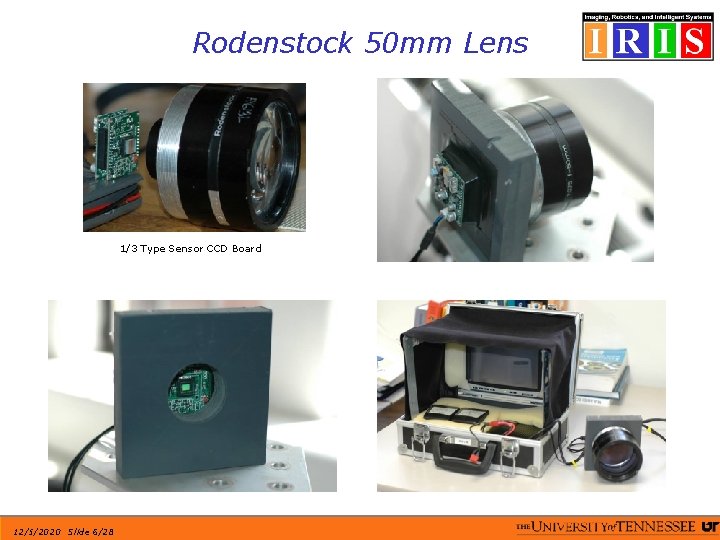 Rodenstock 50 mm Lens 1/3 Type Sensor CCD Board 12/5/2020 Slide 6/28 