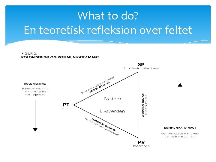 What to do? En teoretisk refleksion over feltet 