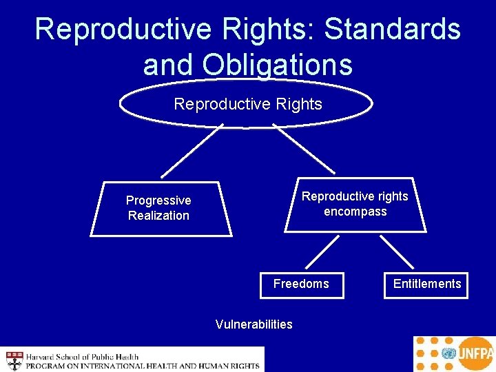 Reproductive Rights: Standards and Obligations Reproductive Rights Reproductive rights encompass Progressive Realization Freedoms Vulnerabilities