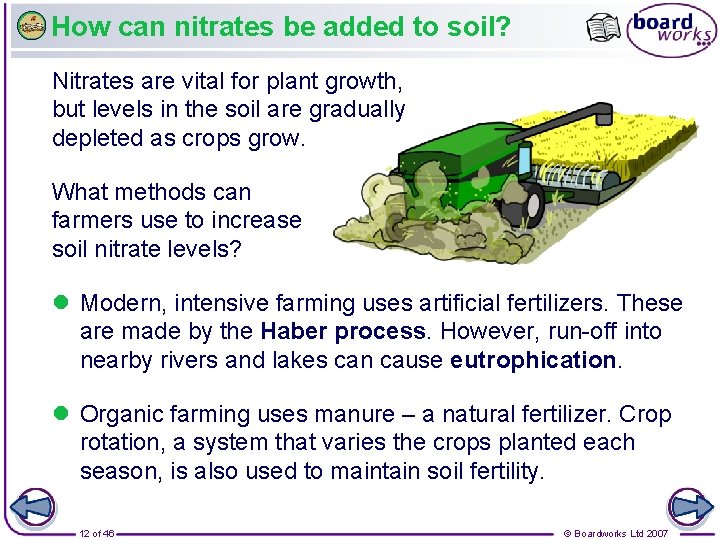 How can nitrates be added to soil? Nitrates are vital for plant growth, but