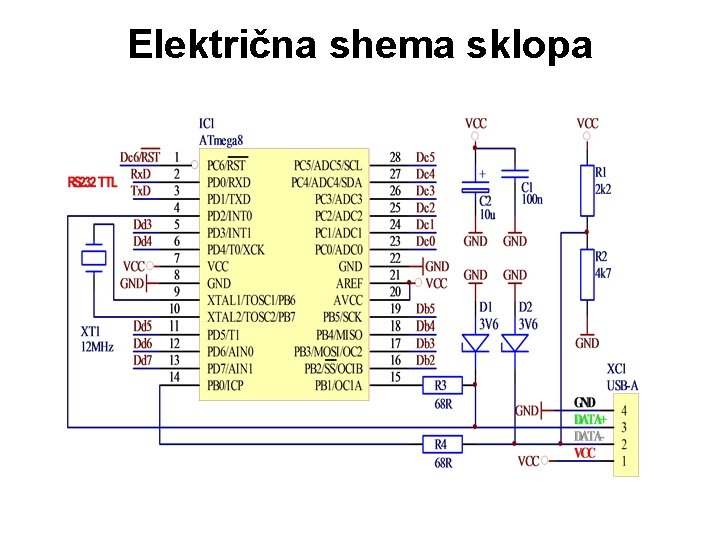 Električna shema sklopa 