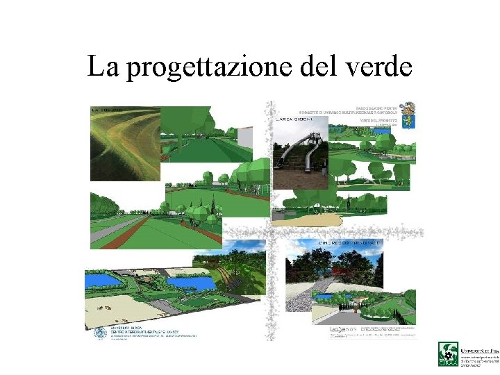 La progettazione del verde 