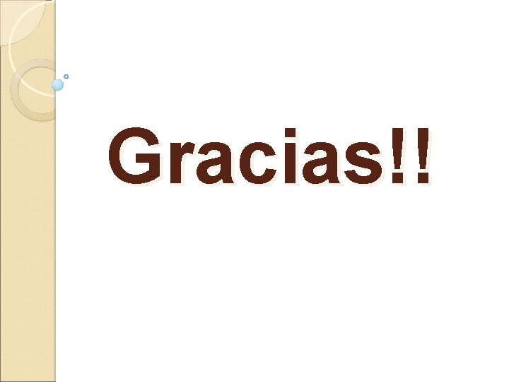 Gracias!! 