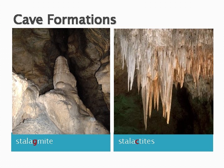 Cave Formations stalagmite stalactites 