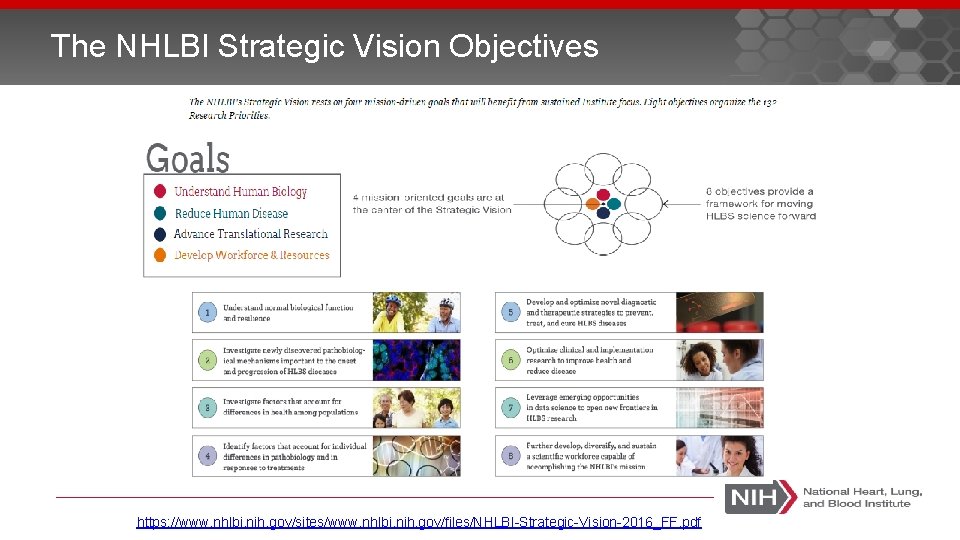 The NHLBI Strategic Vision Objectives https: //www. nhlbi. nih. gov/sites/www. nhlbi. nih. gov/files/NHLBI-Strategic-Vision-2016_FF. pdf