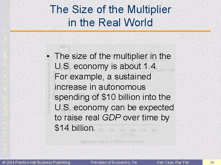 C H A P T E R 8: Aggregate Expenditure and Equilibrium Output The