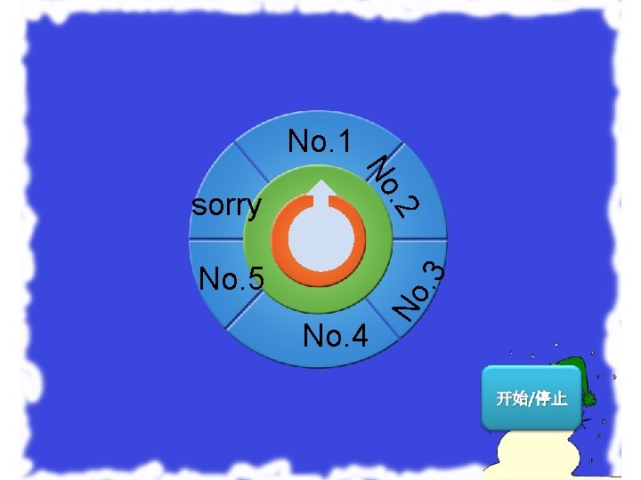 No. 1 No. 5 No. 4 No. 3 . 2 No sorry 