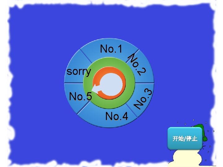 No. 1 No. 5 No. 4 No. 3 . 2 No sorry 