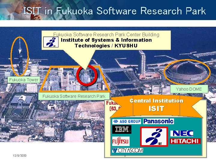 ISIT in Fukuoka Software Research Park Center Building Institute of Systems & Information Technologies