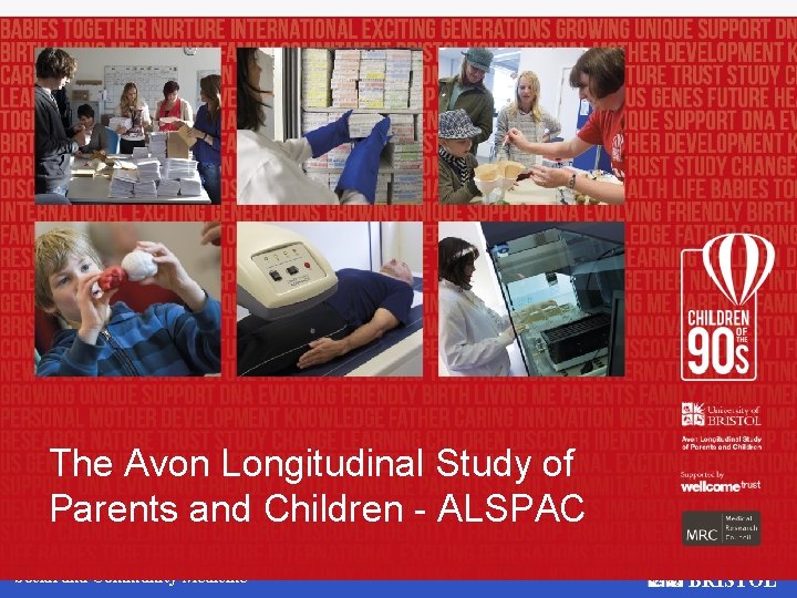 The Avon Longitudinal Study of Parents and Children - ALSPAC School of Social and