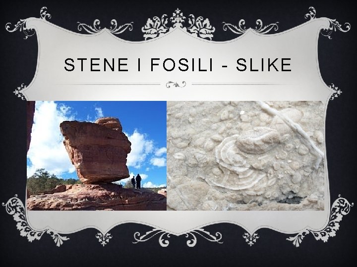 STENE I FOSILI - SLIKE 