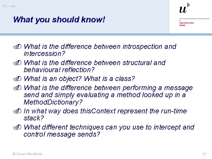 ST — xxx What you should know! What is the difference between introspection and