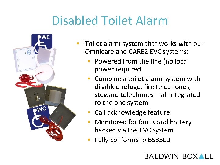 Disabled Toilet Alarm • Toilet alarm system that works with our Omnicare and CARE