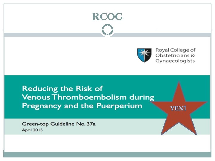 RCOG YENİ 