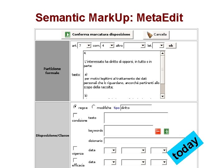 Semantic Mark. Up: Meta. Edit to y a d 