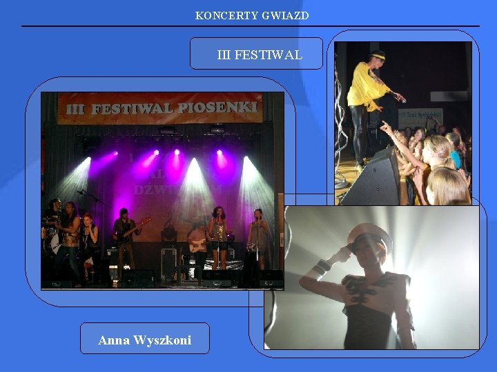 KONCERTY GWIAZD III FESTIWAL Anna Wyszkoni 