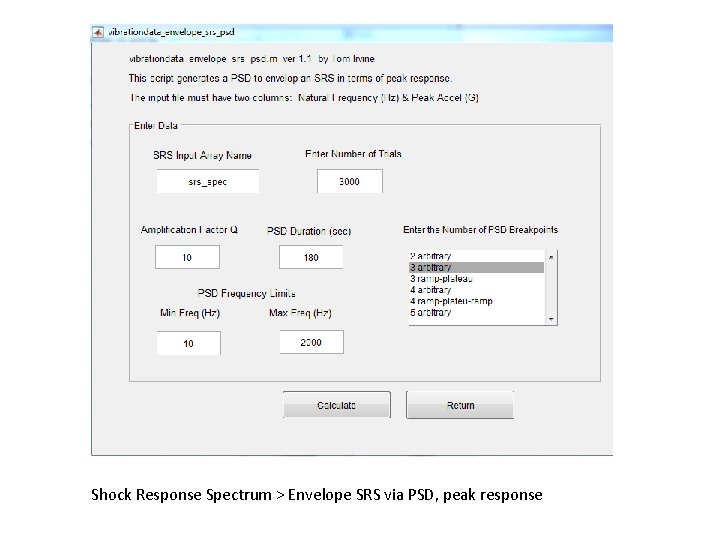 Shock Response Spectrum > Envelope SRS via PSD, peak response 