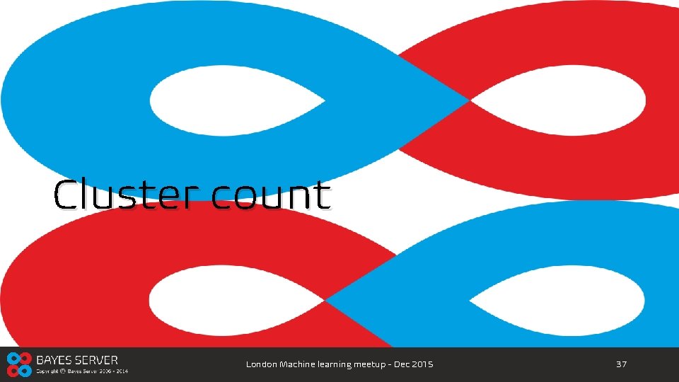 Cluster count London Machine learning meetup - Dec 2015 37 