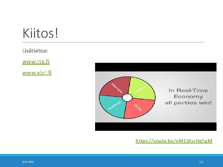 Kiitos! Lisätietoa: www. rte. fi www. xbrl. fi https: //youtu. be/e. MDJAw. Hg 5 Kiitos! Lisätietoa: www. rte. fi www. xbrl. fi https: //youtu. be/e. MDJAw. Hg 5