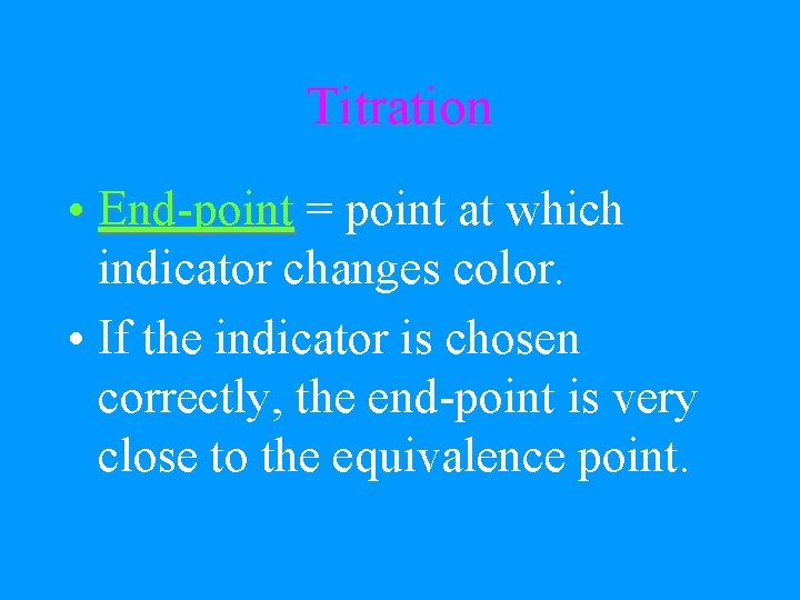 AcidBase Titration Technique used to determine the concentration