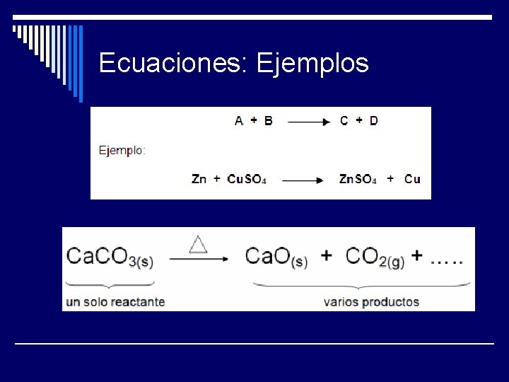 Ecuaciones: Ejemplos 