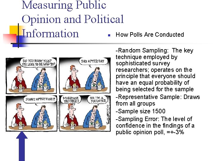 Measuring Public Opinion and Political How Polls Are Conducted Information n -Random Sampling: The