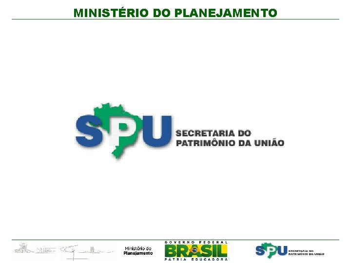 MINISTÉRIO DO PLANEJAMENTO 