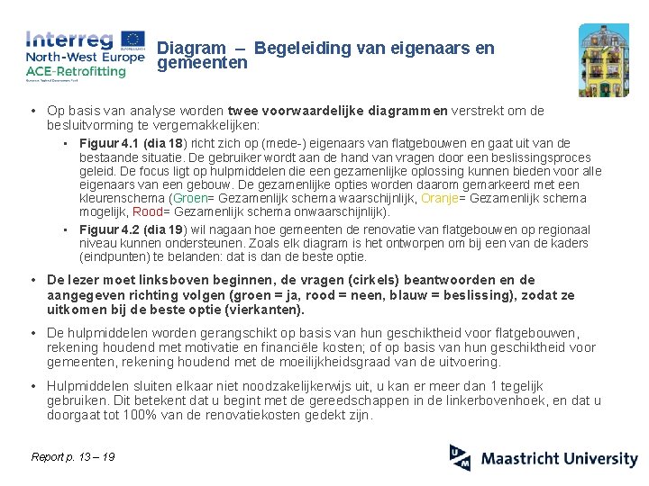 Diagram – Begeleiding van eigenaars en gemeenten • Op basis van analyse worden twee