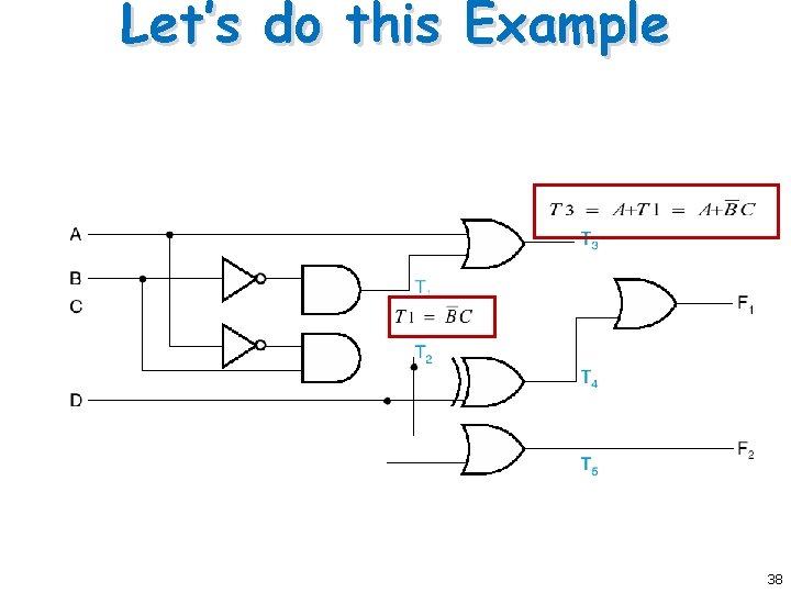 Let’s do this Example 38 