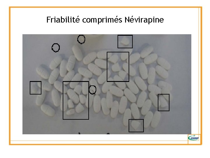 Friabilité comprimés Névirapine 