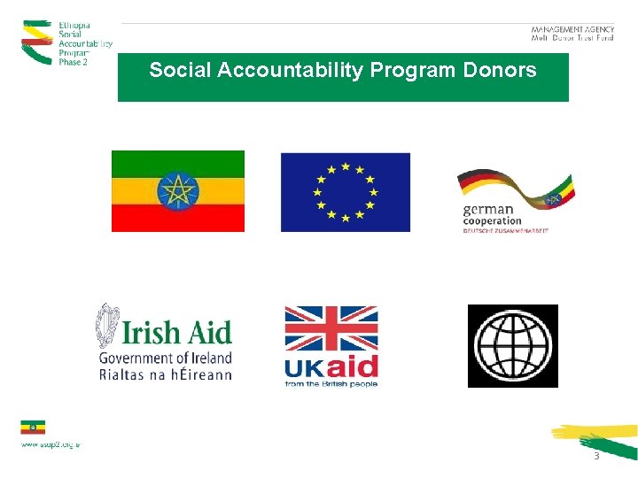 Social Accountability Program Donors 3 
