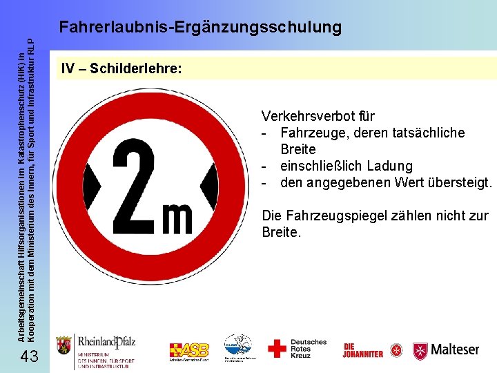 Arbeitsgemeinschaft Hilfsorganisationen im Katastrophenschutz (Hi. K) in Kooperation mit dem Ministerium des Innern, für