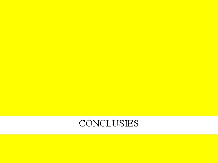 CONCLUSIES 