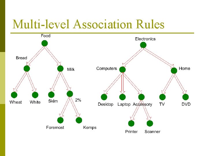 Multi-level Association Rules 