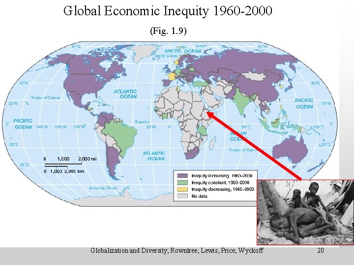 Global Economic Inequity 1960 -2000 (Fig. 1. 9) Inequity Globalization and Diversity; Rowntree, Lewis,