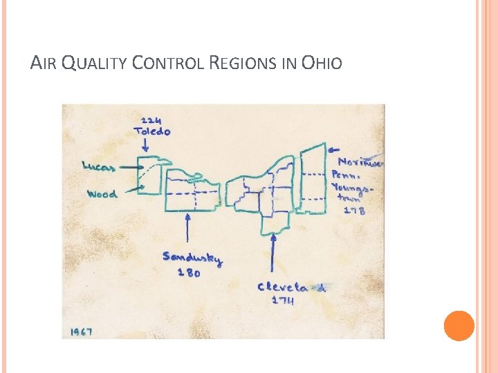 AIR QUALITY CONTROL REGIONS IN OHIO 