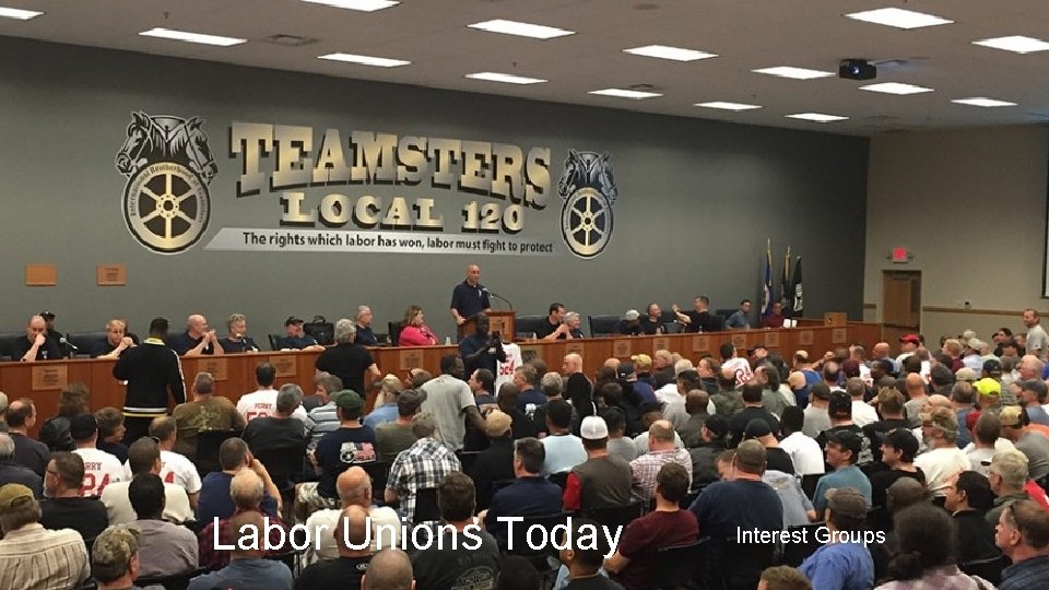Labor Unions Today Interest Groups 