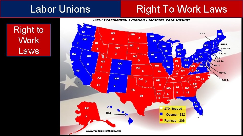Labor Unions Right to Work Laws Right To Work Laws 