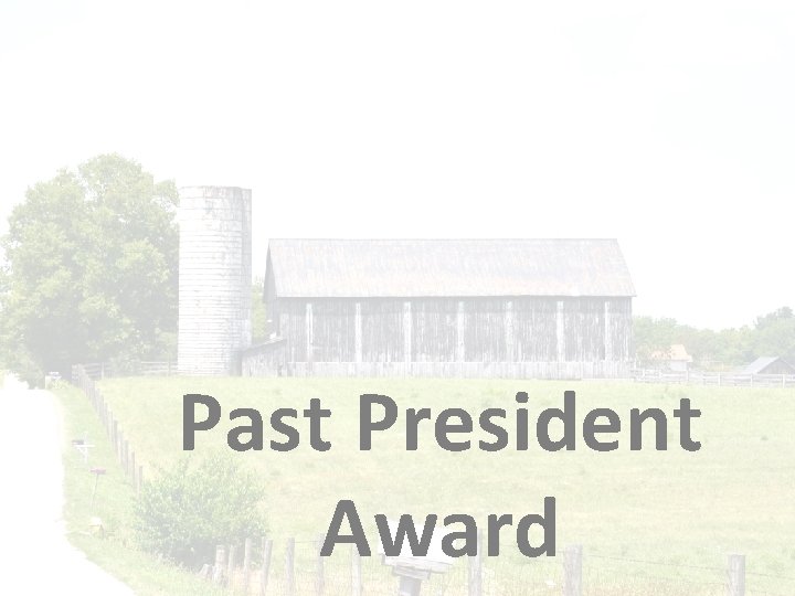 Past President Award 