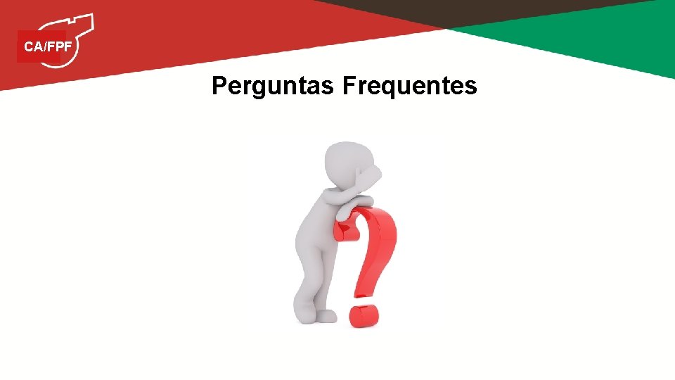 CA/FPF Perguntas Frequentes 