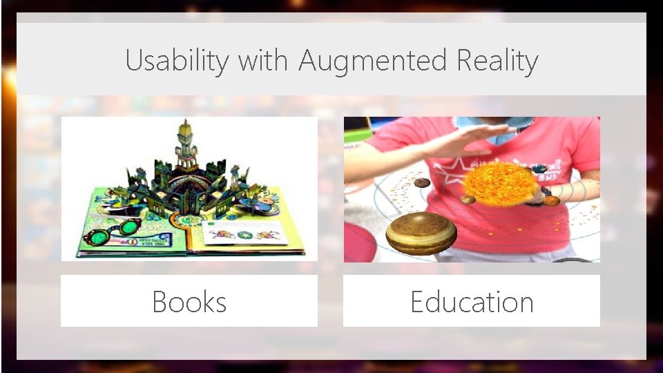 Usability with Augmented Reality Books Education 