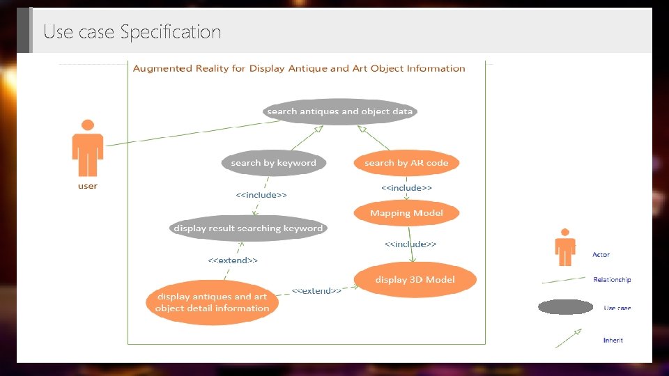 Use case Specification Use case Specification
