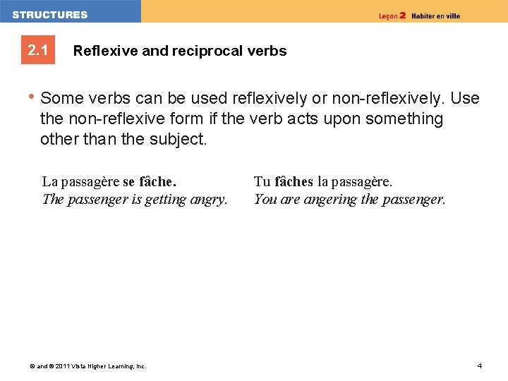 2. 1 Reflexive and reciprocal verbs • Some verbs can be used reflexively or