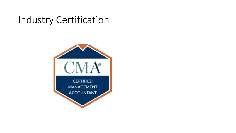 Industry Certification 