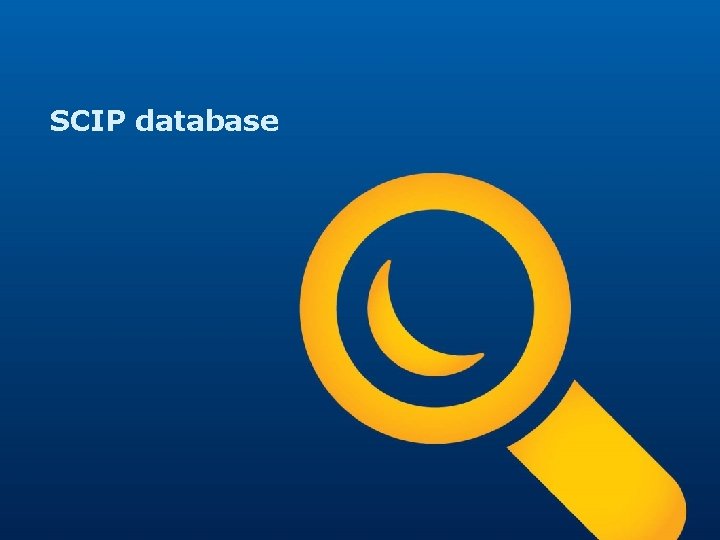 SCIP database 